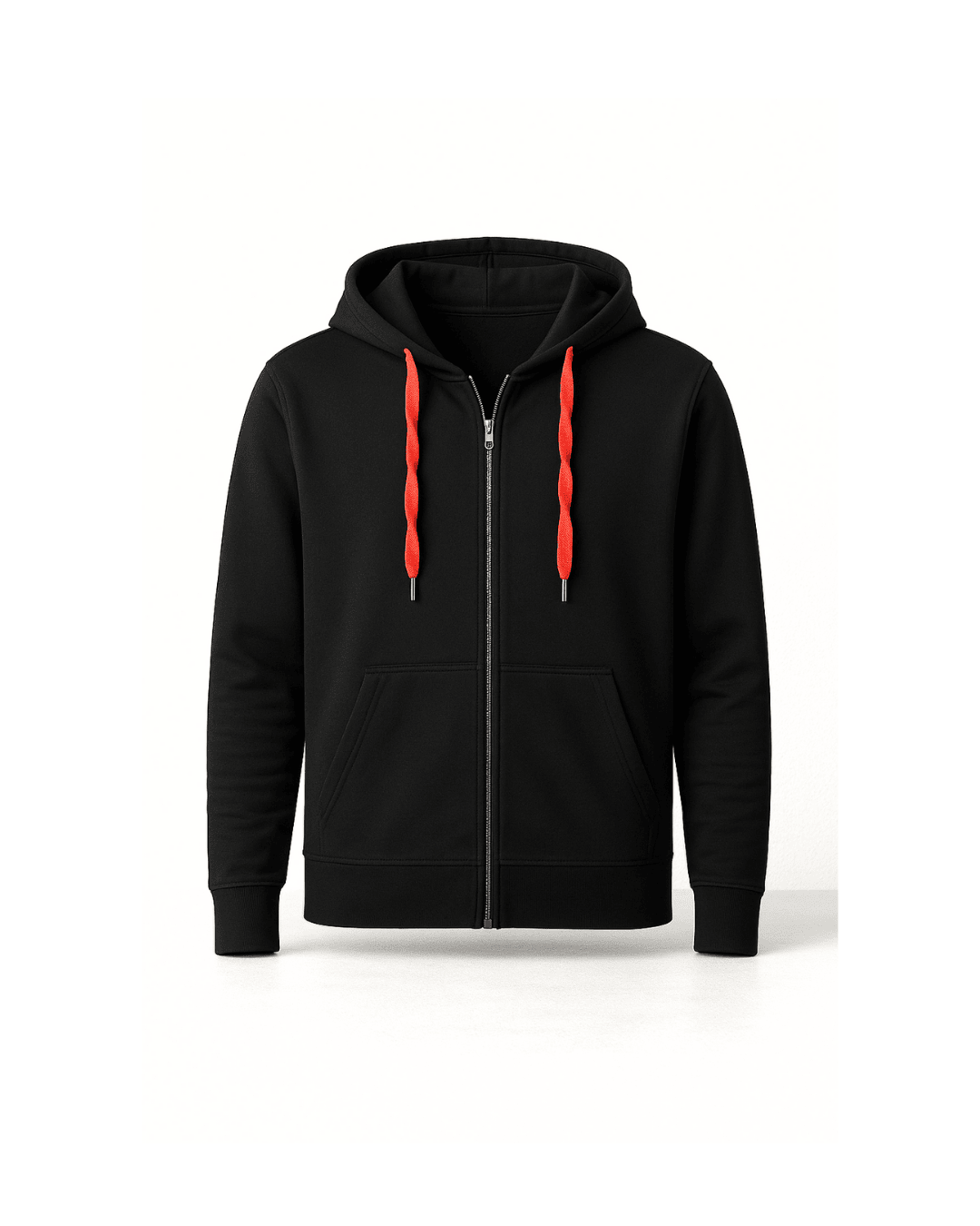 Zipper Scott Jacket - Black ( 350GSM )