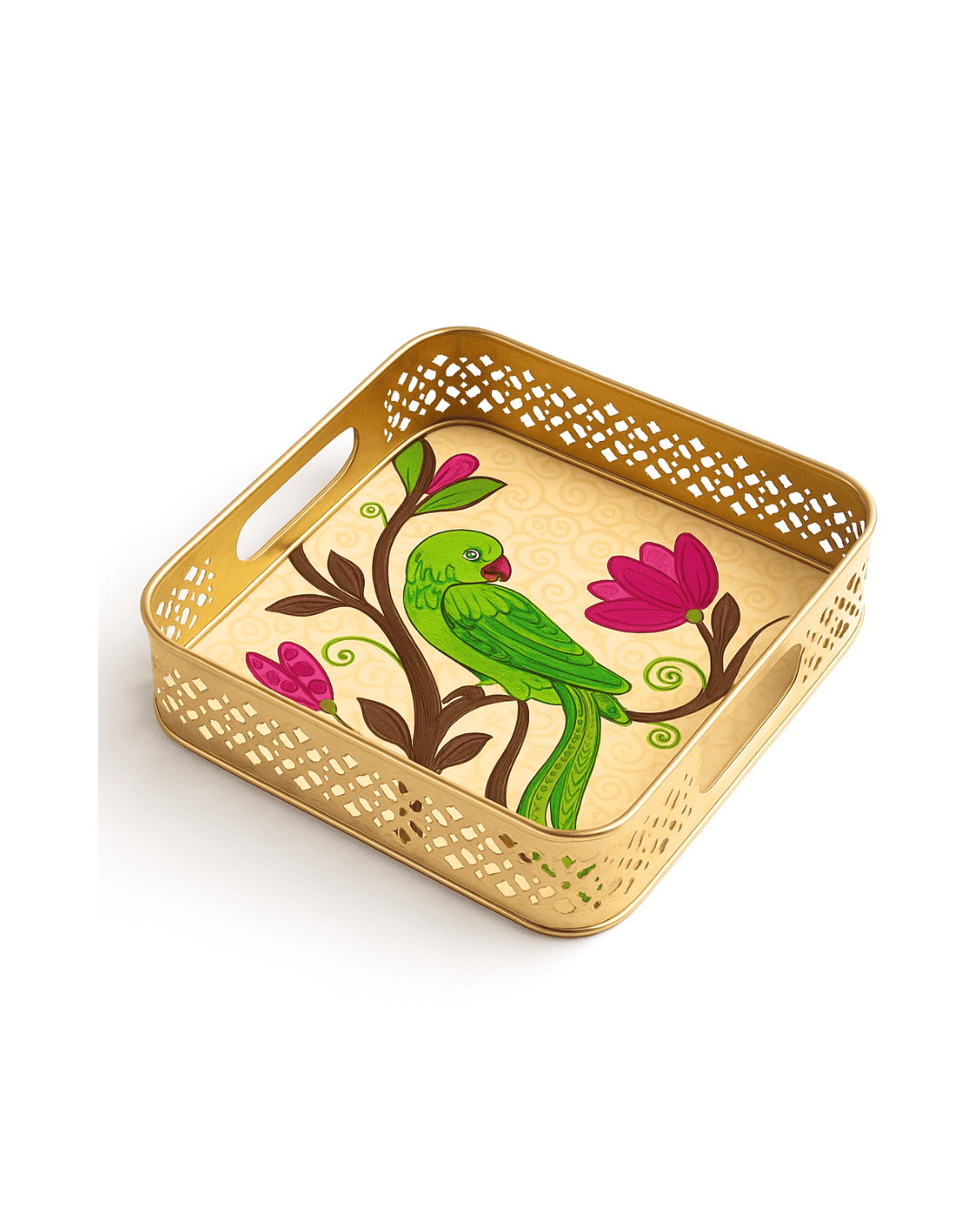 Tray Pichwai Metal -6"