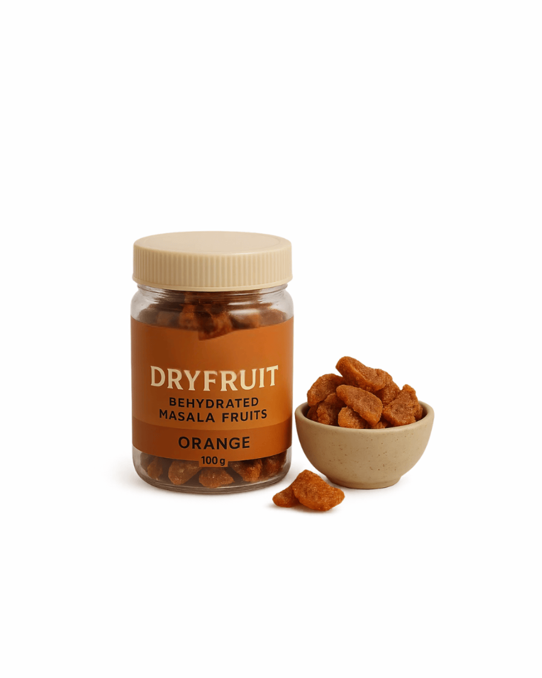 Dehydrated Masala Dryfruits - Orange ( 100 grams )