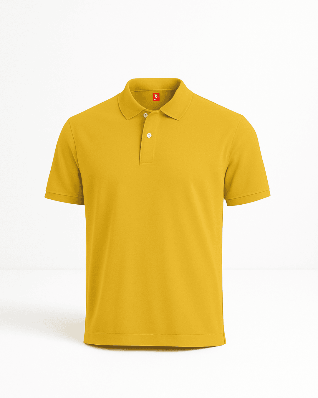 Structured Polo Organic Cotton 200gsm dry fit - Yellow