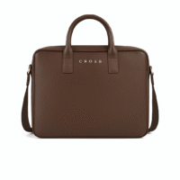 Briefcase Croco Classy Brown